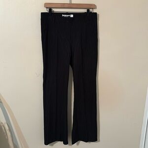 Betabrand Pinstripe Boot Cut Professional Yoga Work Pant